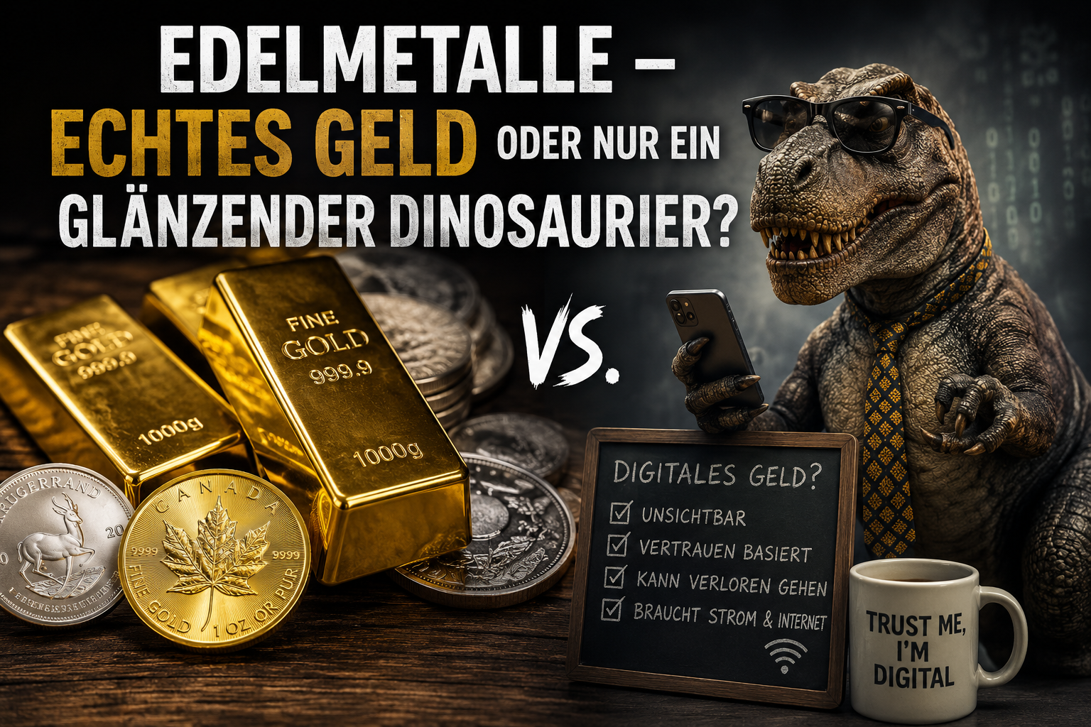 Edelmetalle – echtes Geld oder nur ein glänzender Dinosaurier?